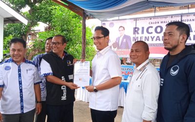 Sopo Atrestorasi Bersatu Deklarasikan Dukungan Ke Rico Waas di Pilkada Medan