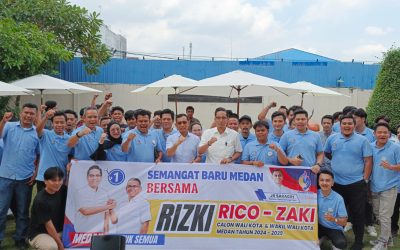 Rico-Zaki Punya Semangat Baru untuk Menangkan Pilkada Medan