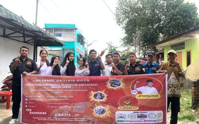 Sosialisasikan Rico-Zaki, AKTA Gelar Pemeriksaan Kesehatan dan Berbagi Tali Asih