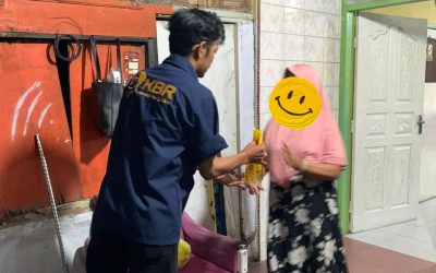 Berbagi Rezeki, KBR Kampanyekan Paslon RIZKI; “Door to Door” di Medan Johor