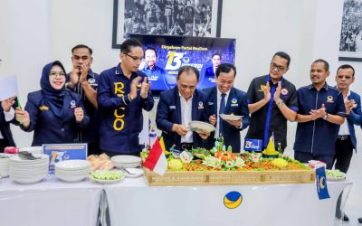 Rayakan HUT ke-13, Rico Waas: Kami Bangga Menjadi Bagian dari Partai NasDem
