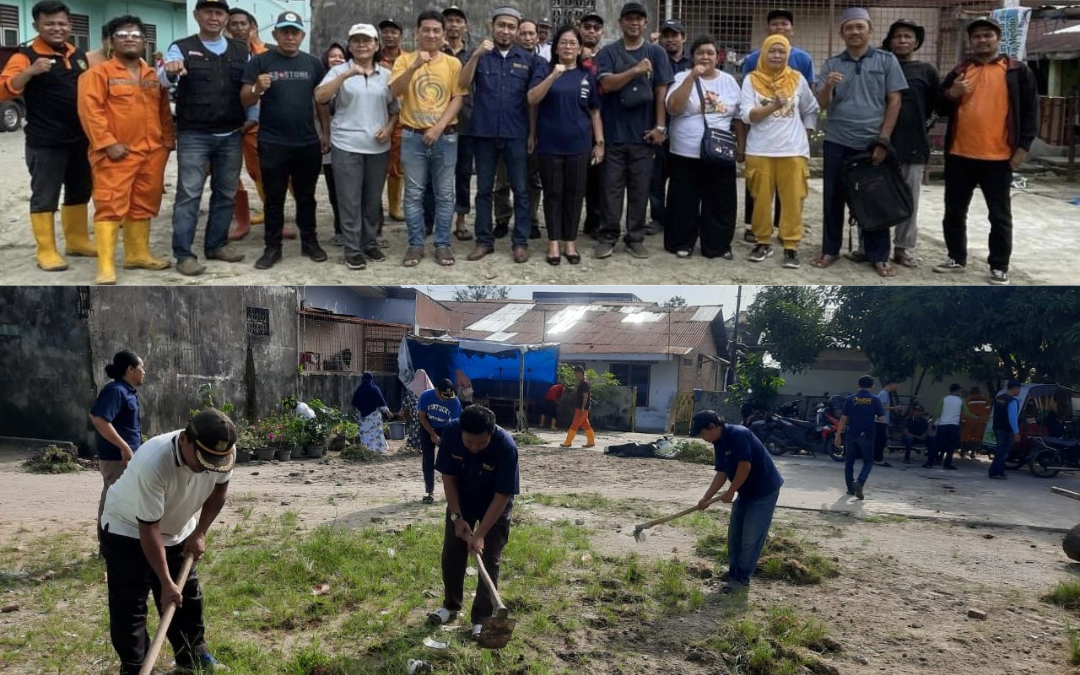 Jaga Budaya Baik, KBR Bersama Aparat Pemerintah Kota Medan Galakkan Tradisi Gotong Royong